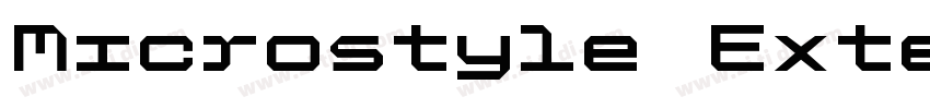 Microstyle Extended字体转换